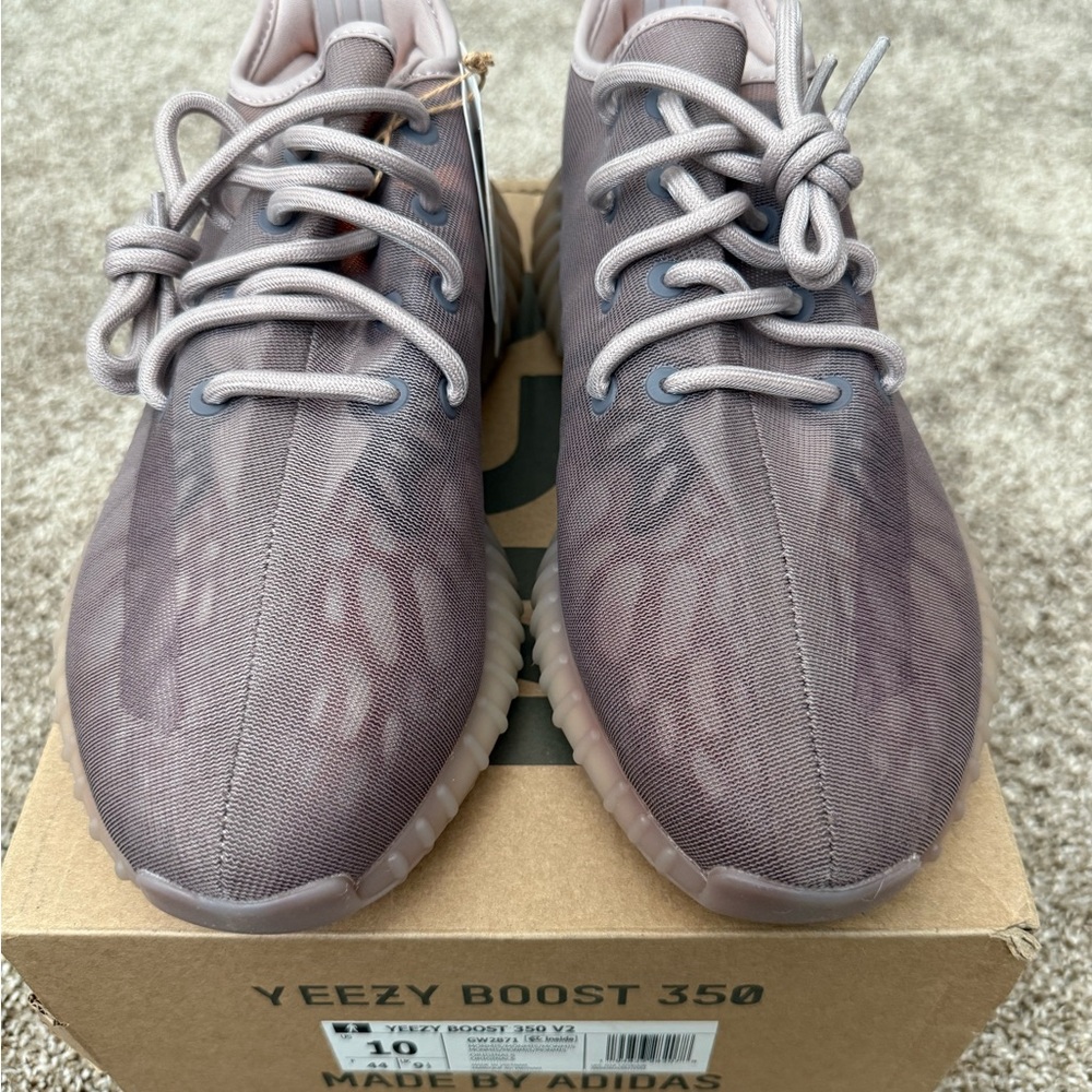 Adidas Yeezy Boost 350 V2 in Taupe and Gray Mono Mist Transparent
